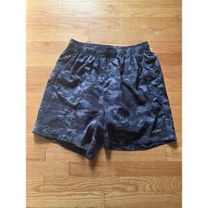 Bikewa Cycling Shorts Mens Medium Black Camo Pockets Athletic Biking lightweight